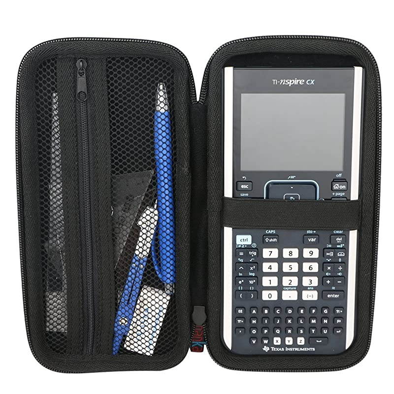 Hard Travel Case Replacement for Texas Instruments TI-84 Plus CE Graphing Calculator Mesh Pocket for Other Accessories