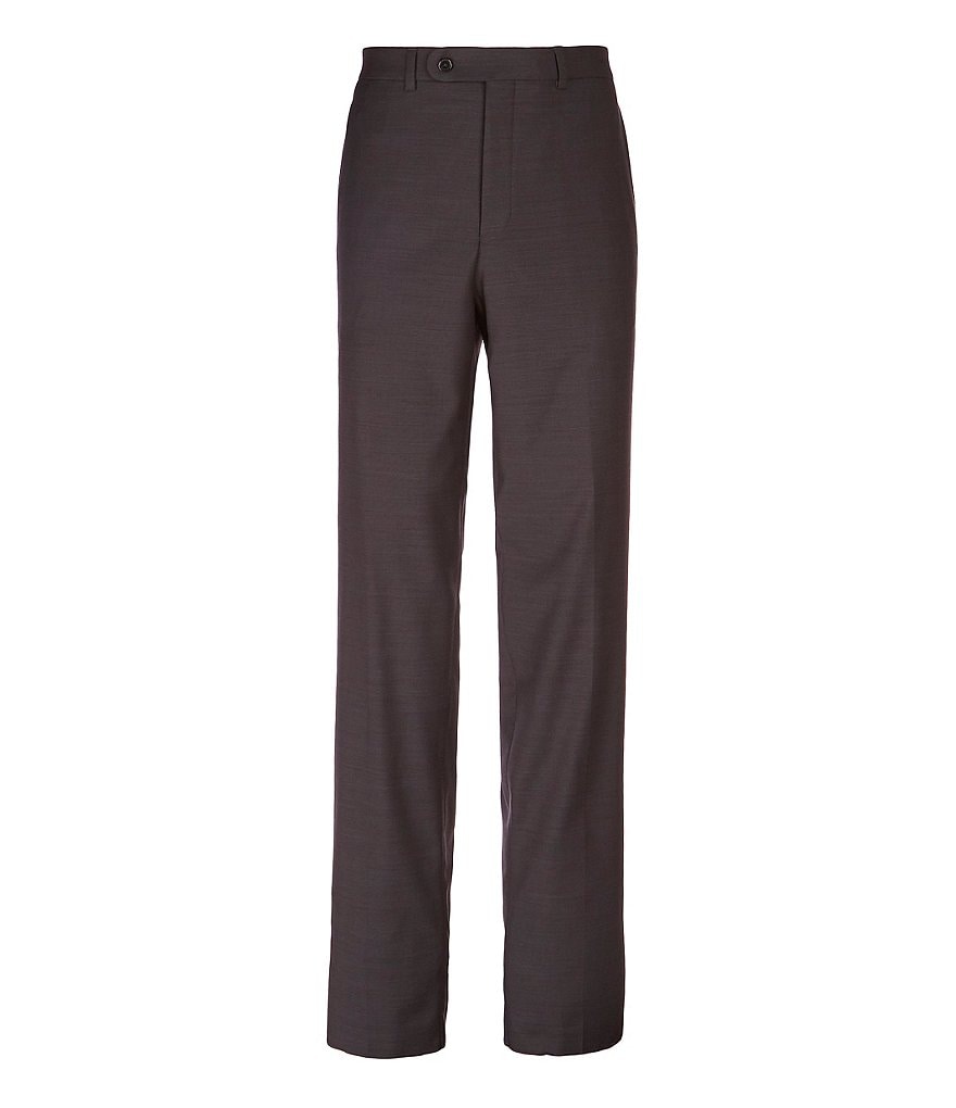 Cremieux Modern Fit Flat Front Solid Color Dress Pants