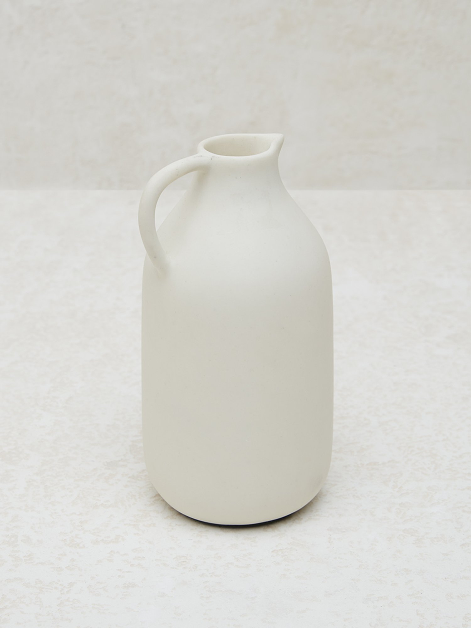 Westside Home White Jug Vase- Small