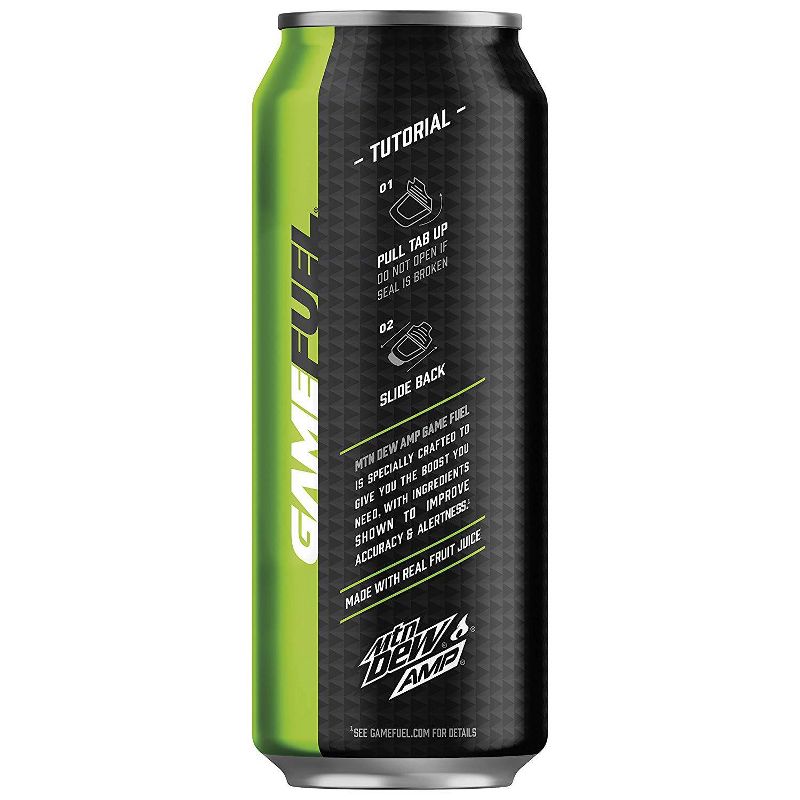 Mountain Dew AMP Game Fuel Charged Original Dew - 16 fl oz Can