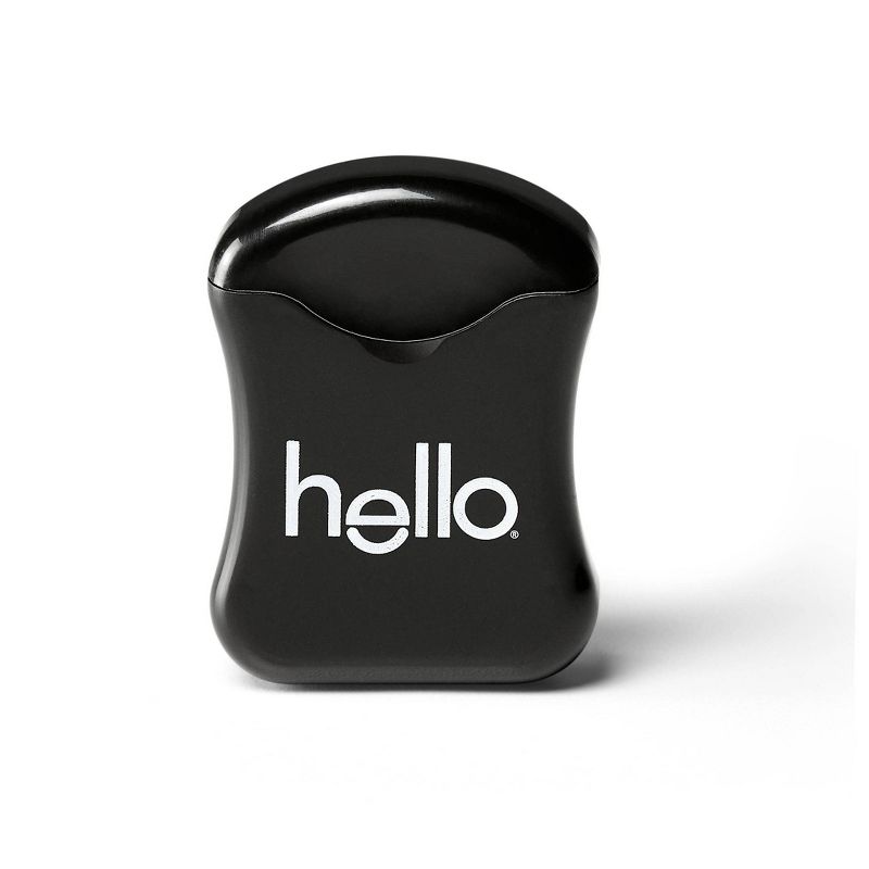 hello Activated Charcoal Infused Floss Natural Peppermint Flavor - Trial Size - 50m