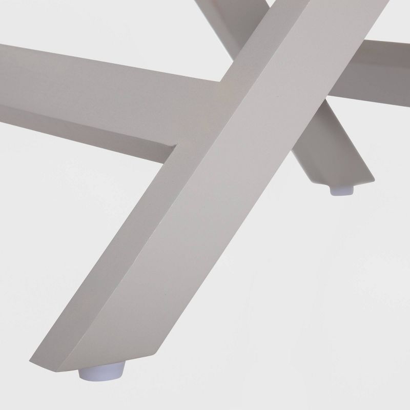 Ashby Nightstand with Drawer Gray - Finch