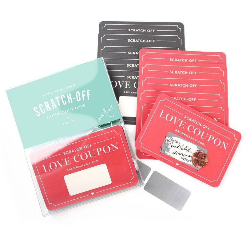 Scratch Off Love Coupons Cards