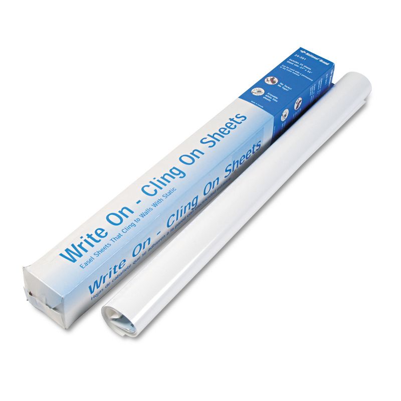 National Write On Cling On Easel Pad Unruled 27 x 34 White 35 Sheets 24391