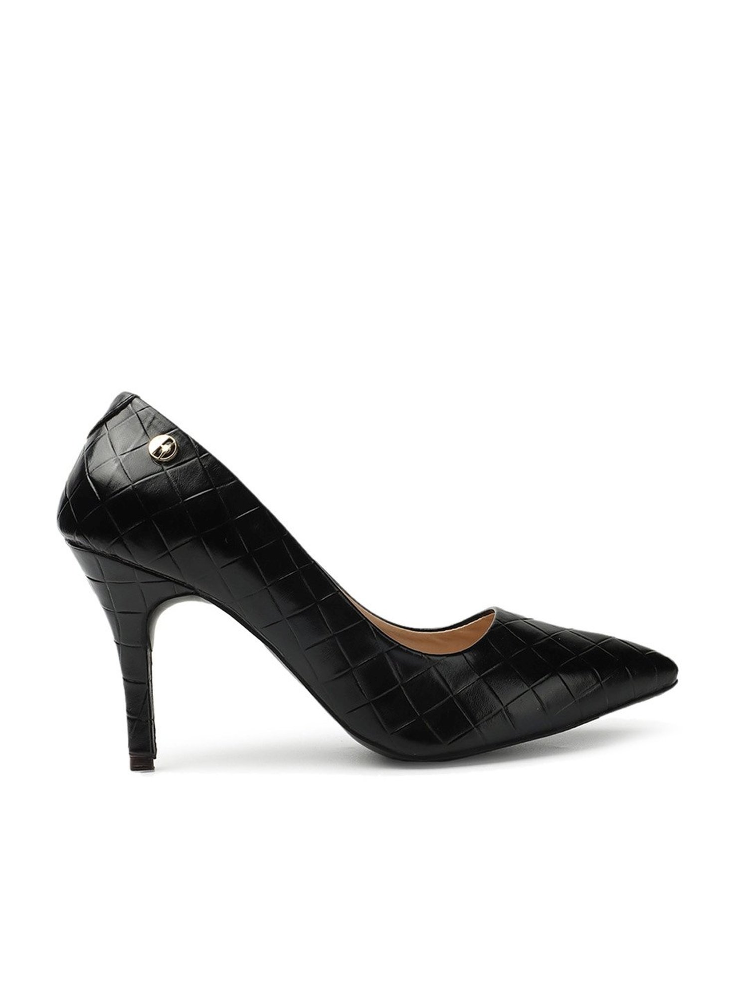 Elle Women's Black Stiletto Pumps