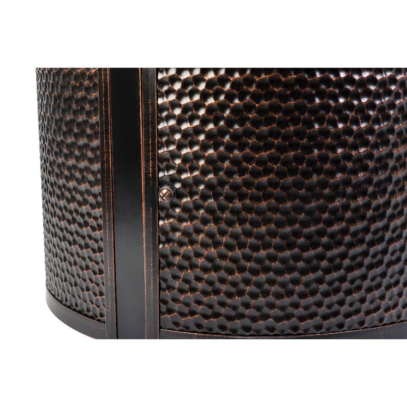 Leeward Hammered Aluminum LPG Fire Pit - Fire Sense