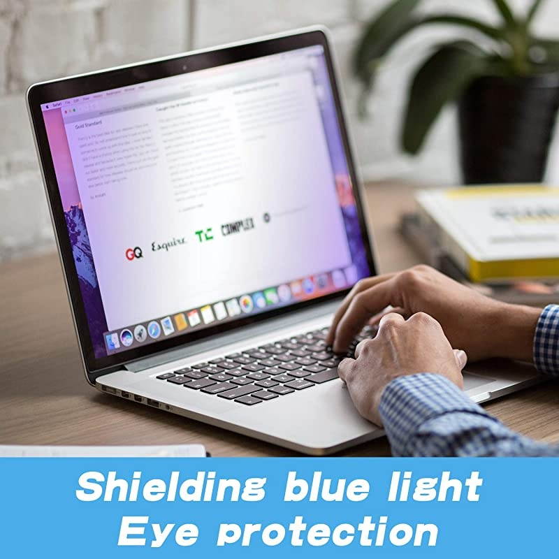 Inch Anti Blue Light Screen Protector for Widescreen Laptop Upgrade Laptop Screen Protector Filter Out Blue Light Relief with Aspect Ratio 169 Reduce Eye Fatigue Strain 2 Pack