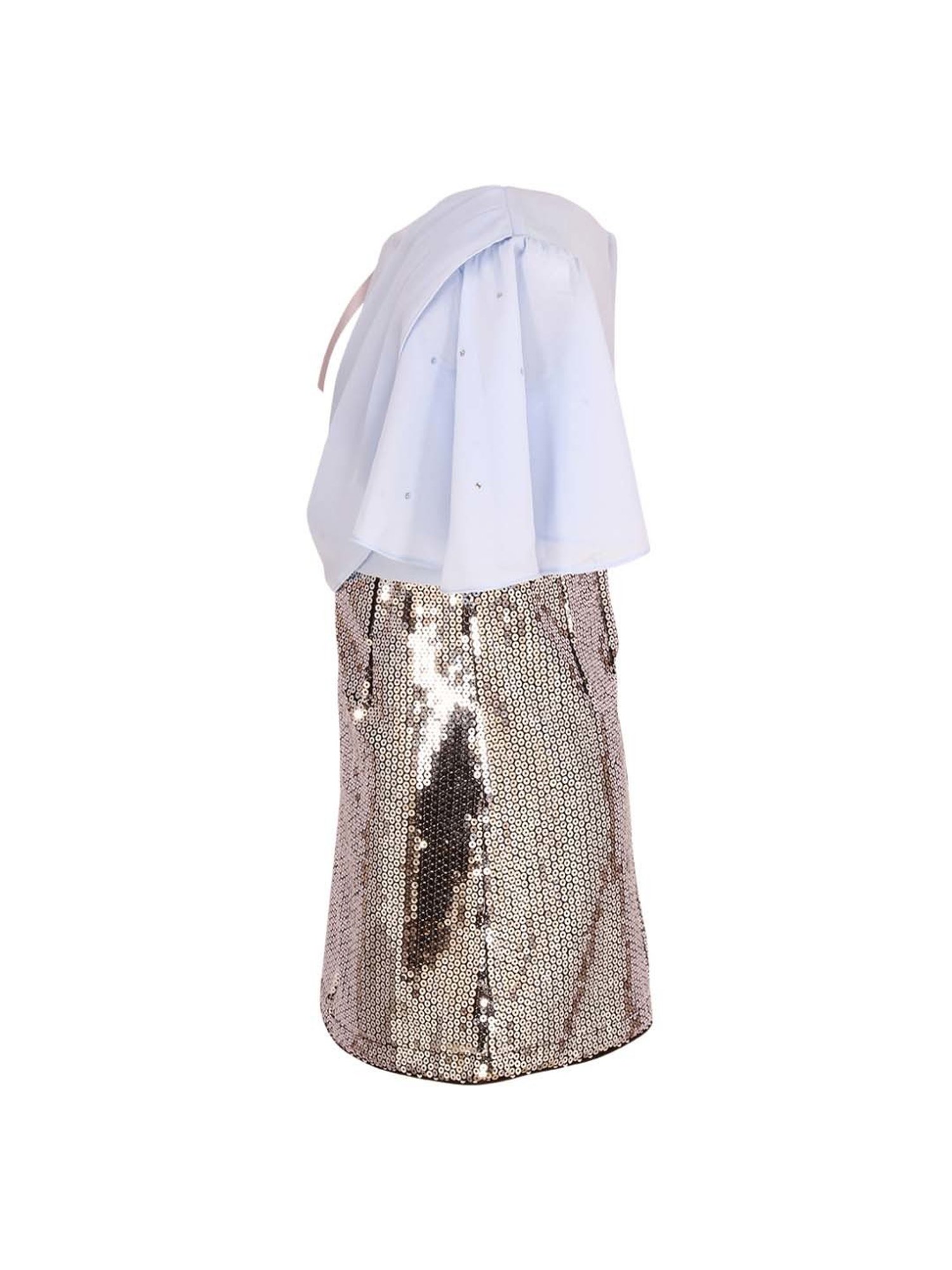 Many Frocks Kids Red Solid Dress