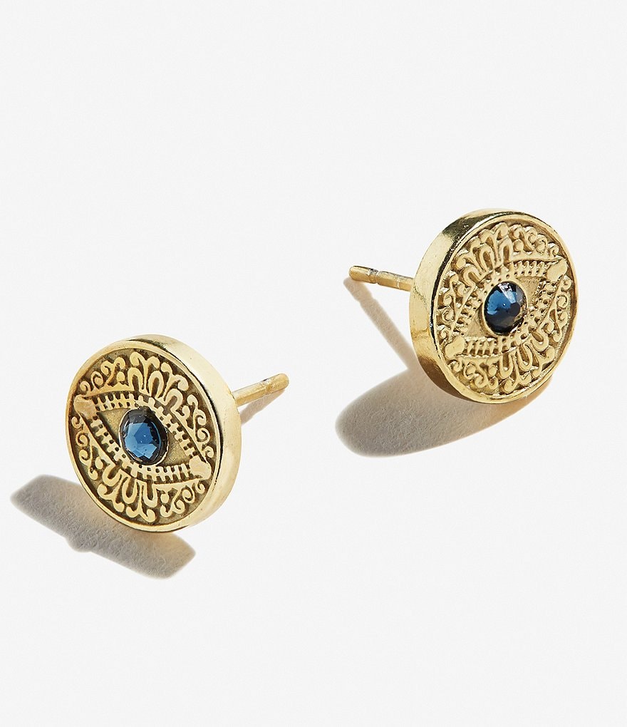Alex and Ani Evil Eye Stud Earrings