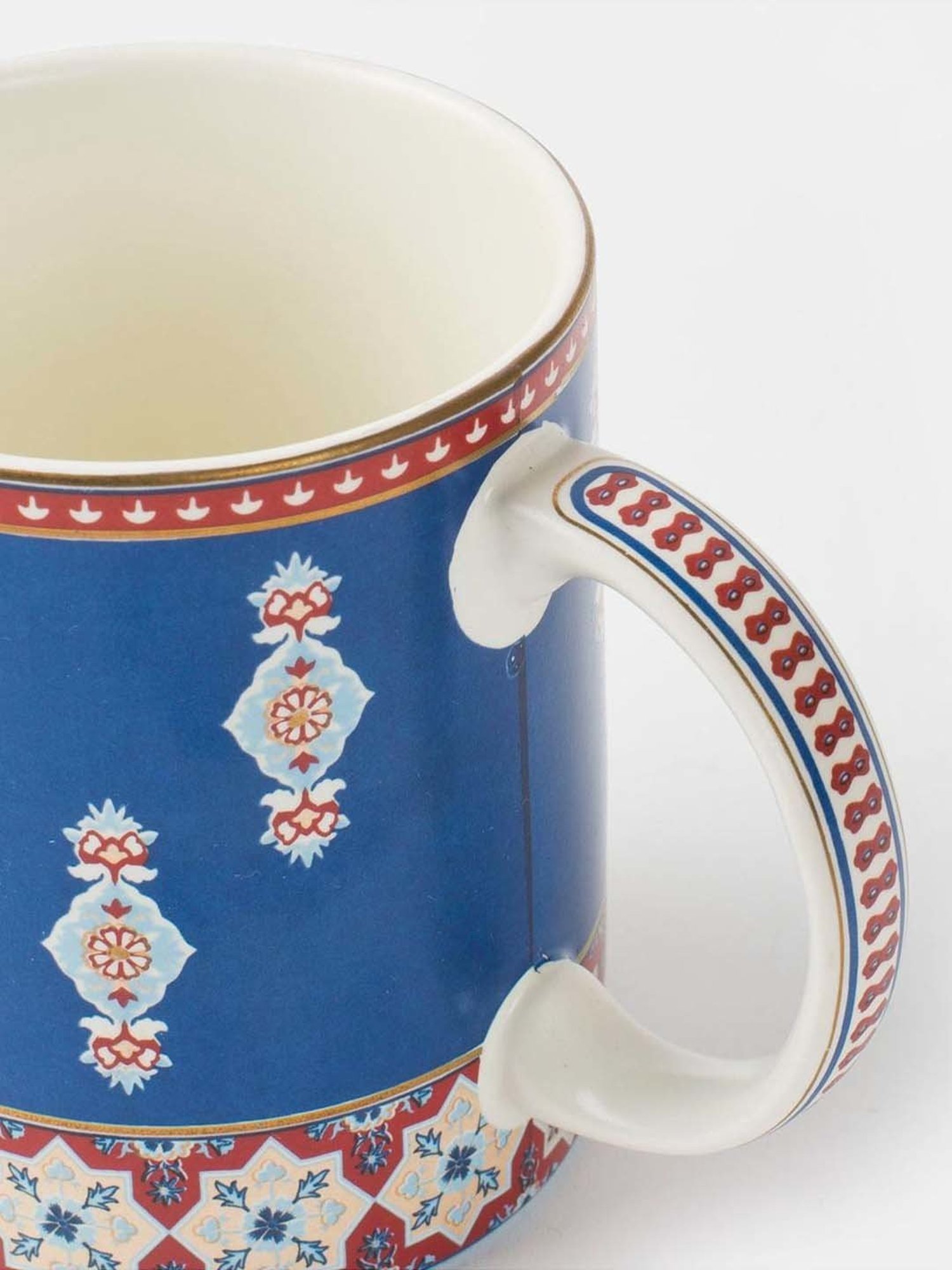 Fabindia Home Falak Blue Ceramic Mug (270ml)