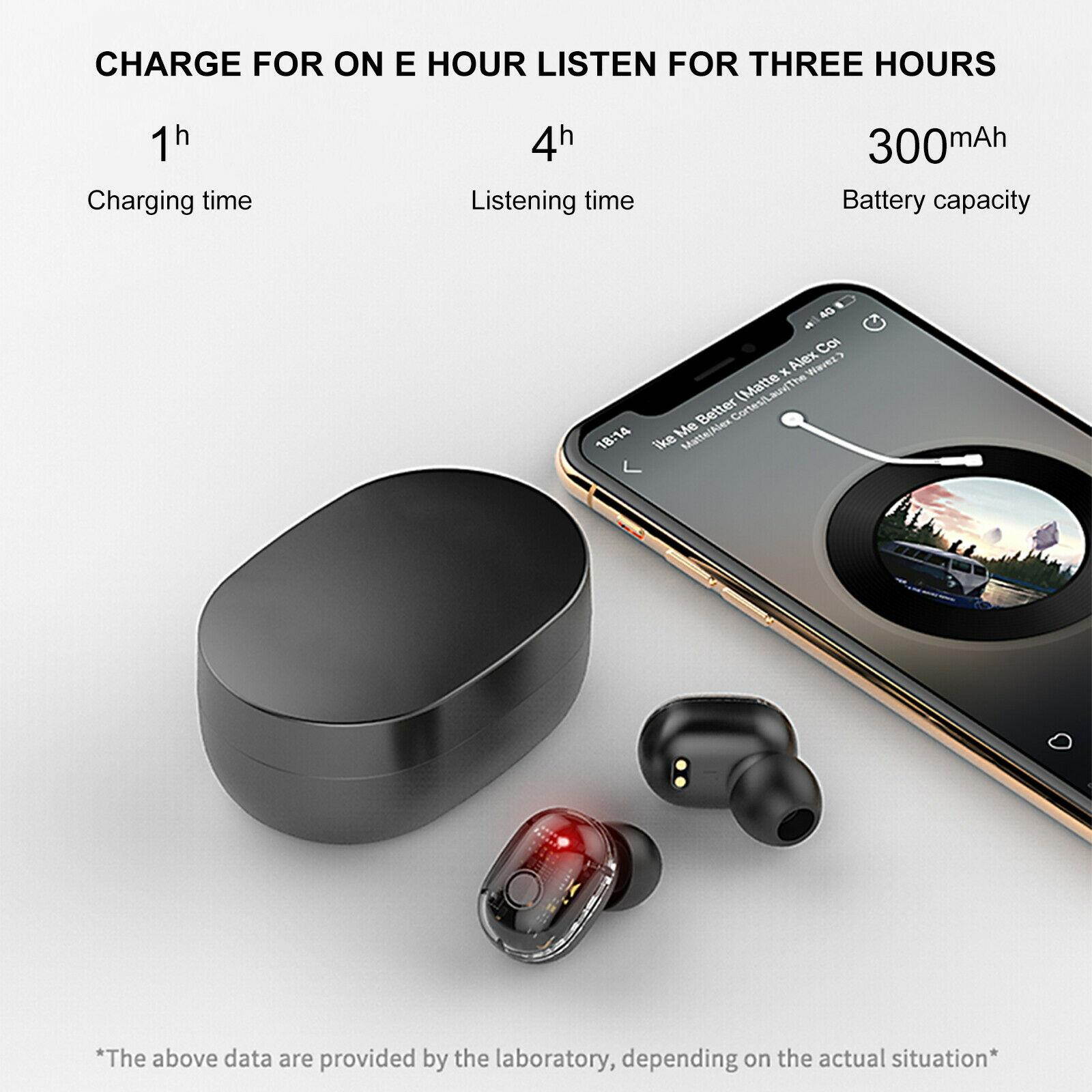 Bluetooth 5.0 Headset Wireless TWS Earphones Mini Earbuds Stereo Headphones