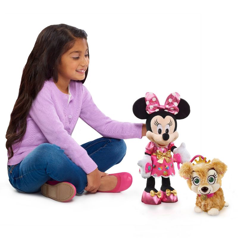 Disney Junior Minnie Mouse Party & Play Pup Plush