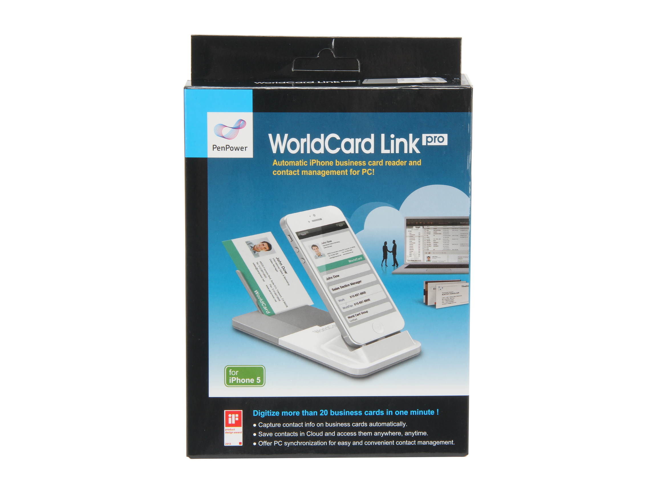 PenPower WorldCard Link Pro SWCLIPH5EN Card Scanner