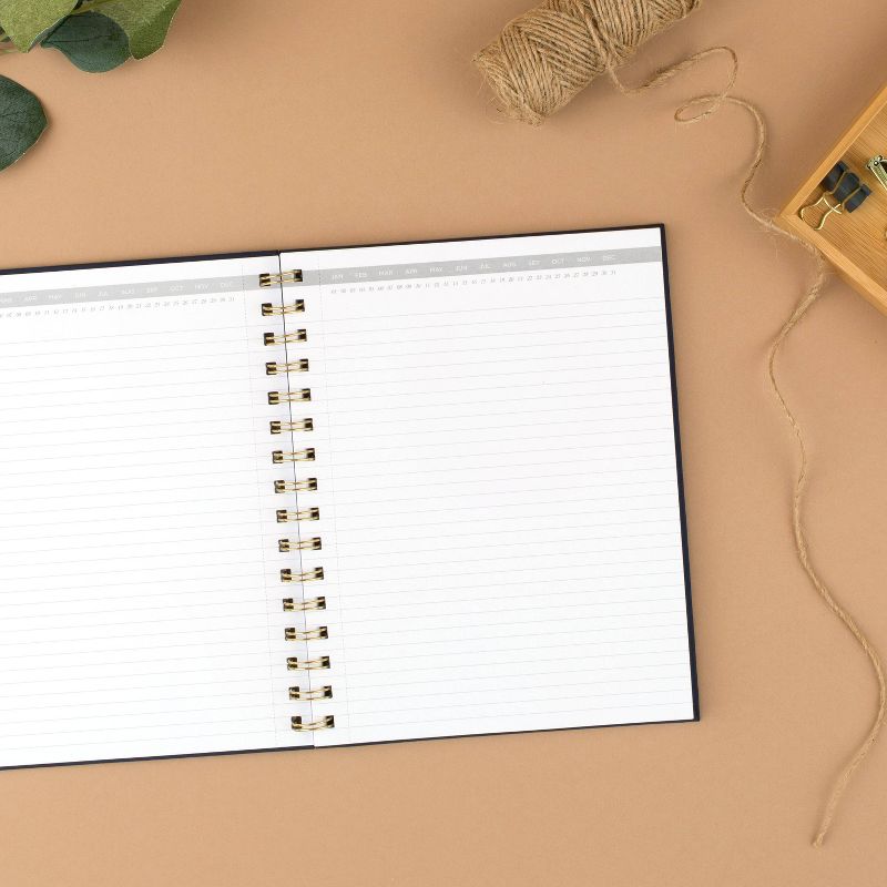 80 sheet 1 Subject Spiral Notebook 8.25"x5.75" Hardcover Navy - Cambridge