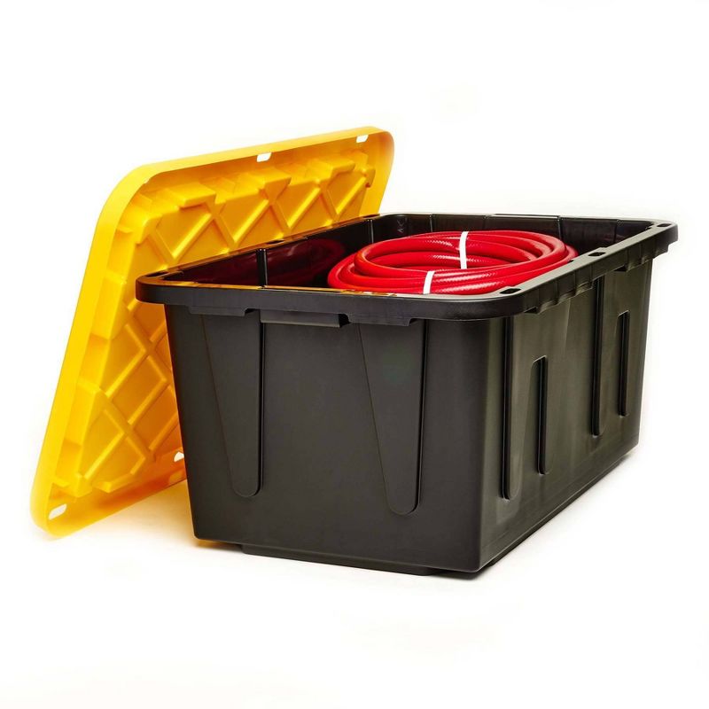 2pk 27gal Durabilt Tough Container - Homz