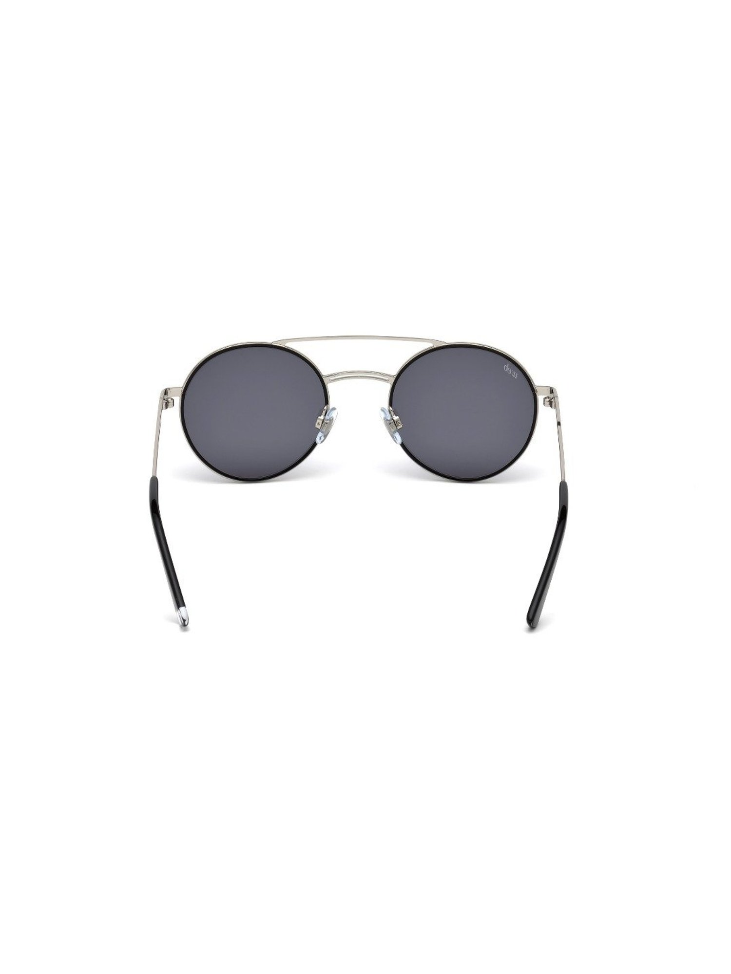 Web Eyewear Grey Round Sunglasses for Women Designed in Italy