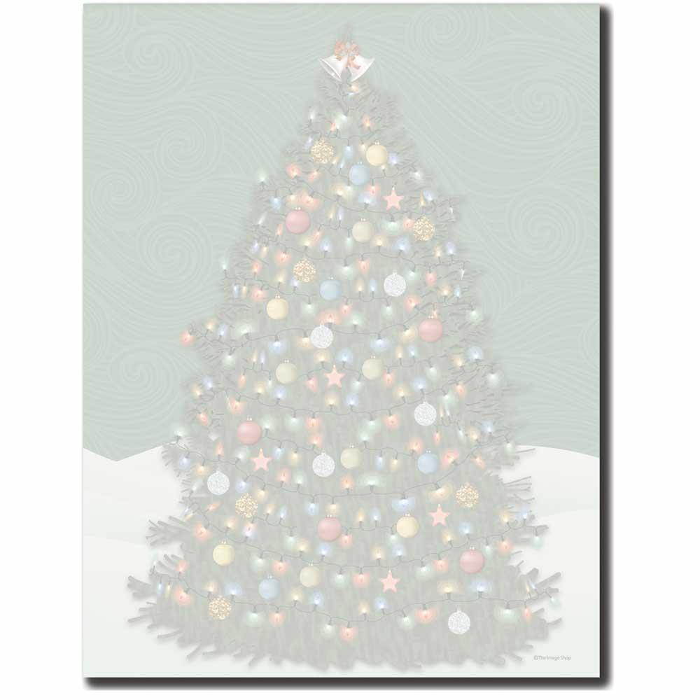 O' Christmas Tree Letterhead Laser & Inkjet Printer Paper, 100pk