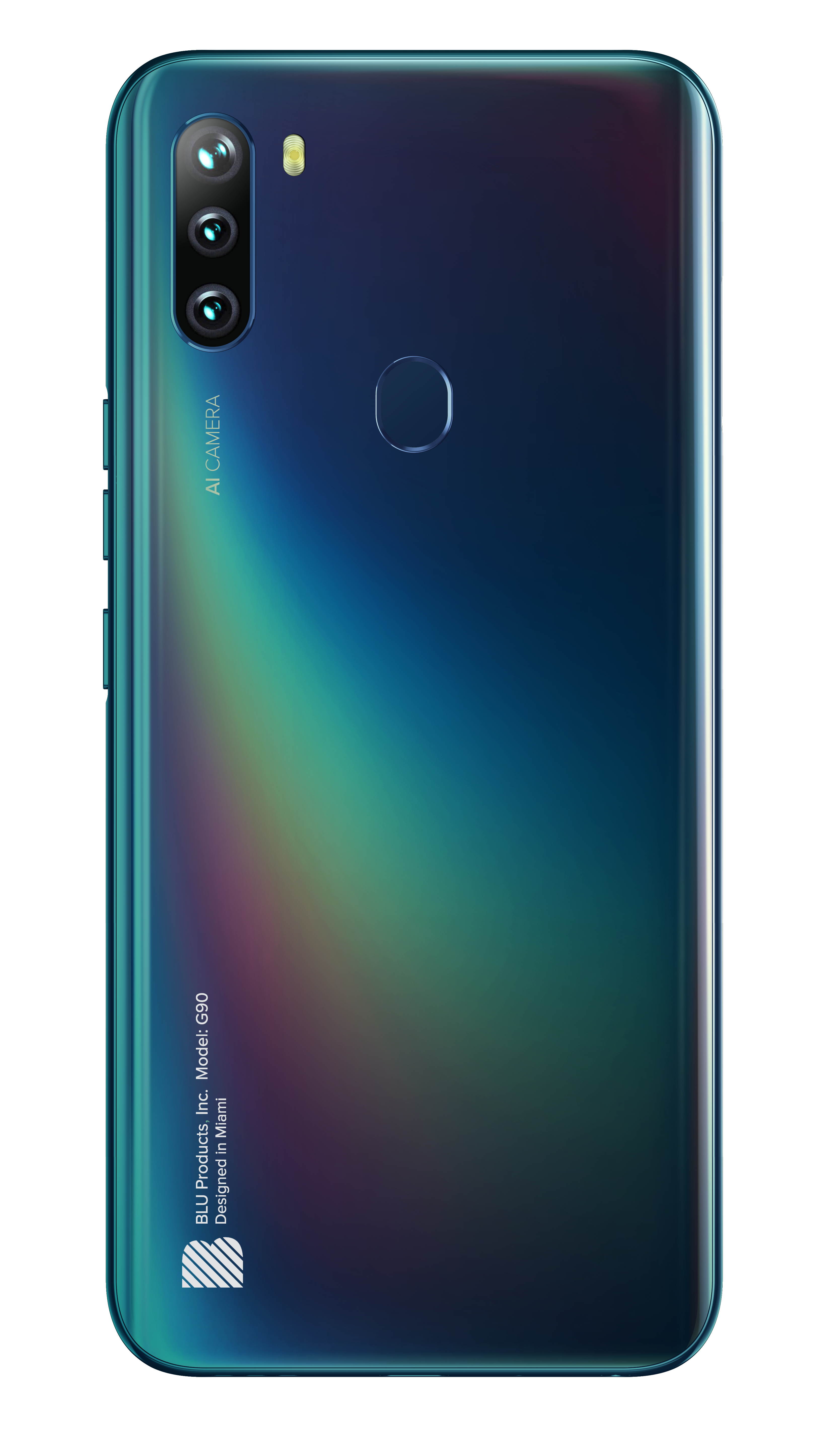 BLU G90 G0310WW 64GB Dual SIM GSM Unlocked Android SmartPhone w/ Triple Camera 16MP