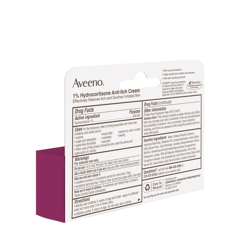 Aveeno Active Naturals Anti-itch Cream - 1oz