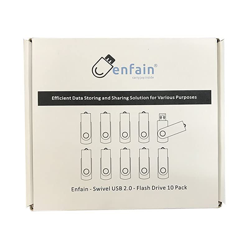 Not 128GB ]  10 Pack Small Capacity 128 MB USB Flash Drive Bulk 128MB Thumb Drives in Black, with LED Indicator, 12 x Removable White Labels for Marking Contents Loaded