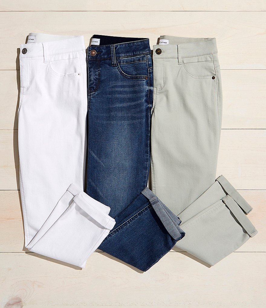 Gibson & Latimer Perfect Fit Crop Skinny Twill Pants