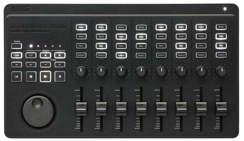 Korg nanoKONTROL Studio Mobile MIDI Control Surface