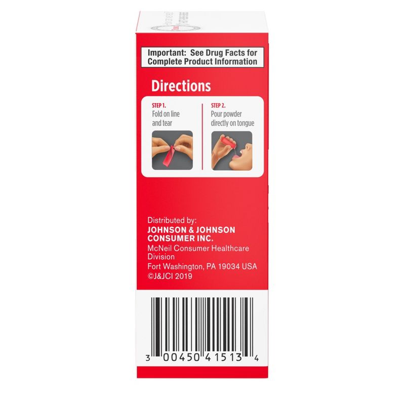 Tylenol Acetaminophen Extra Strength Powder Pack - Berry - 12pk