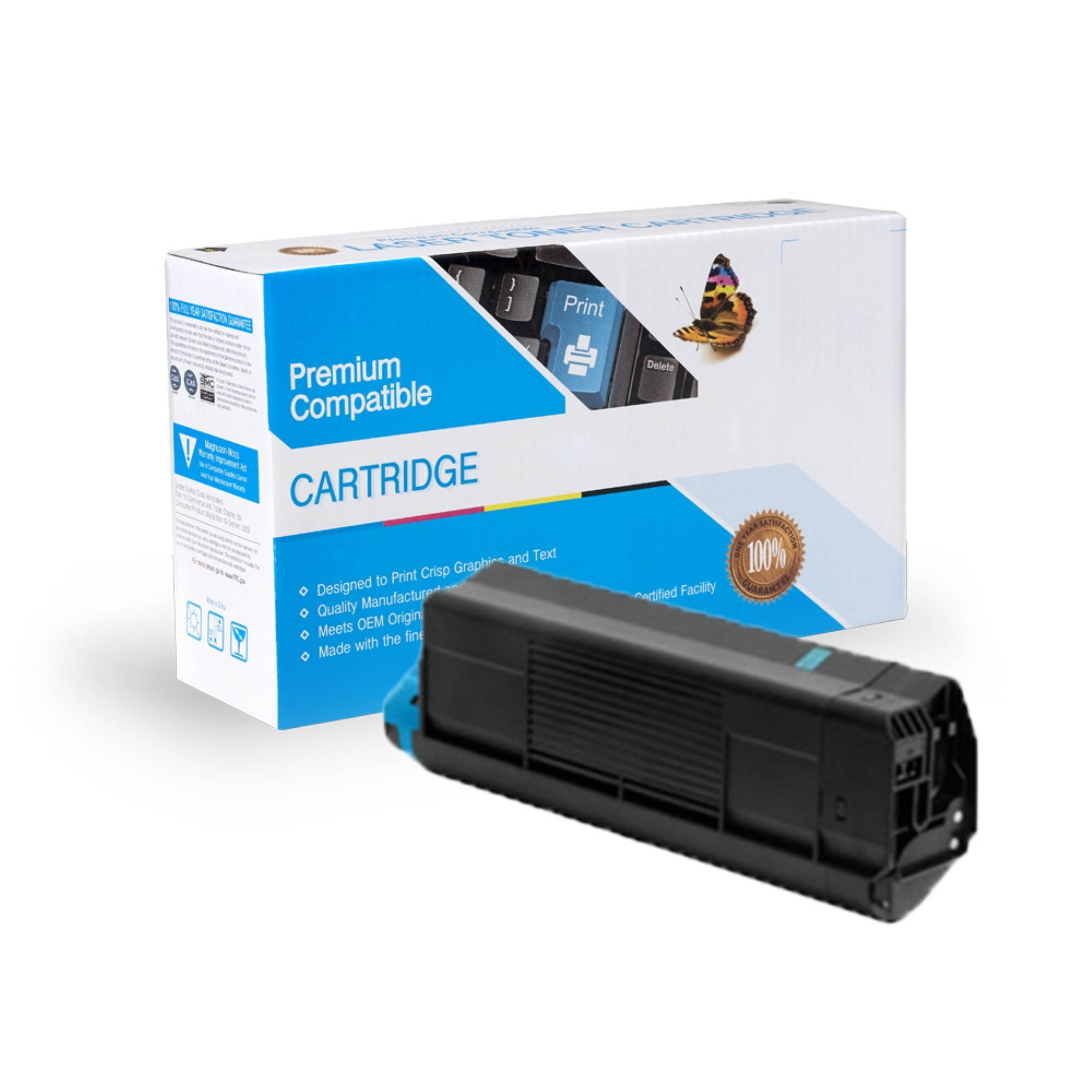 Okidata Compatible 44318602 Toner Cartridge COC711M