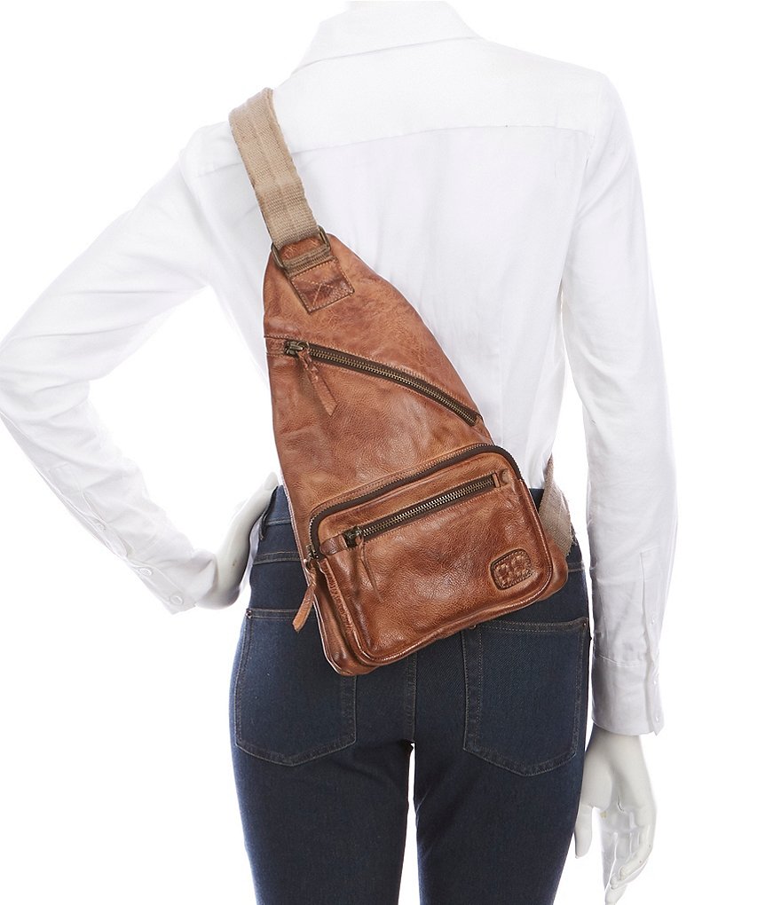 Bed Stu Andie Tanned Leather Sling Backpack