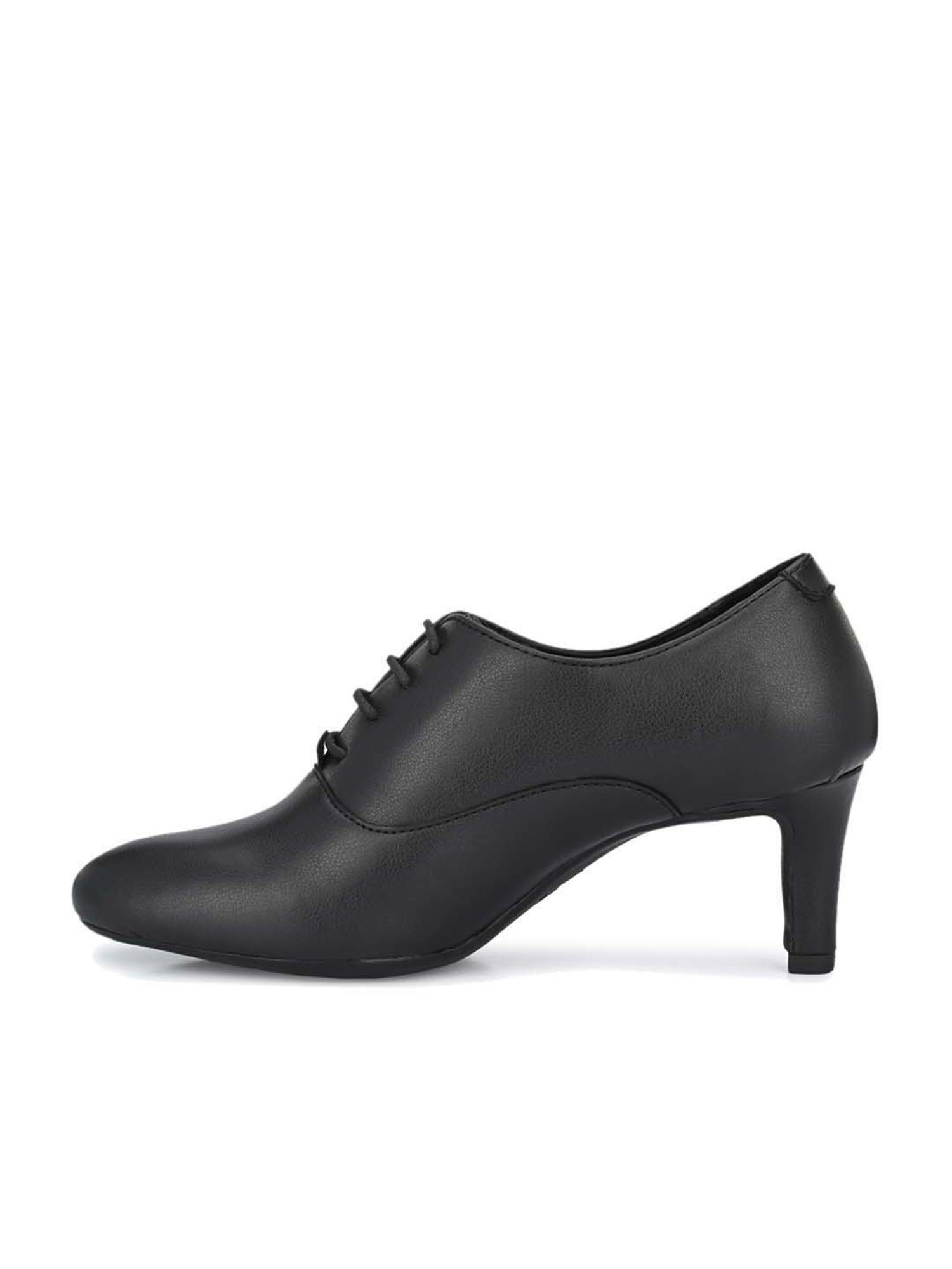 Delize Women's Black Oxford Shoes