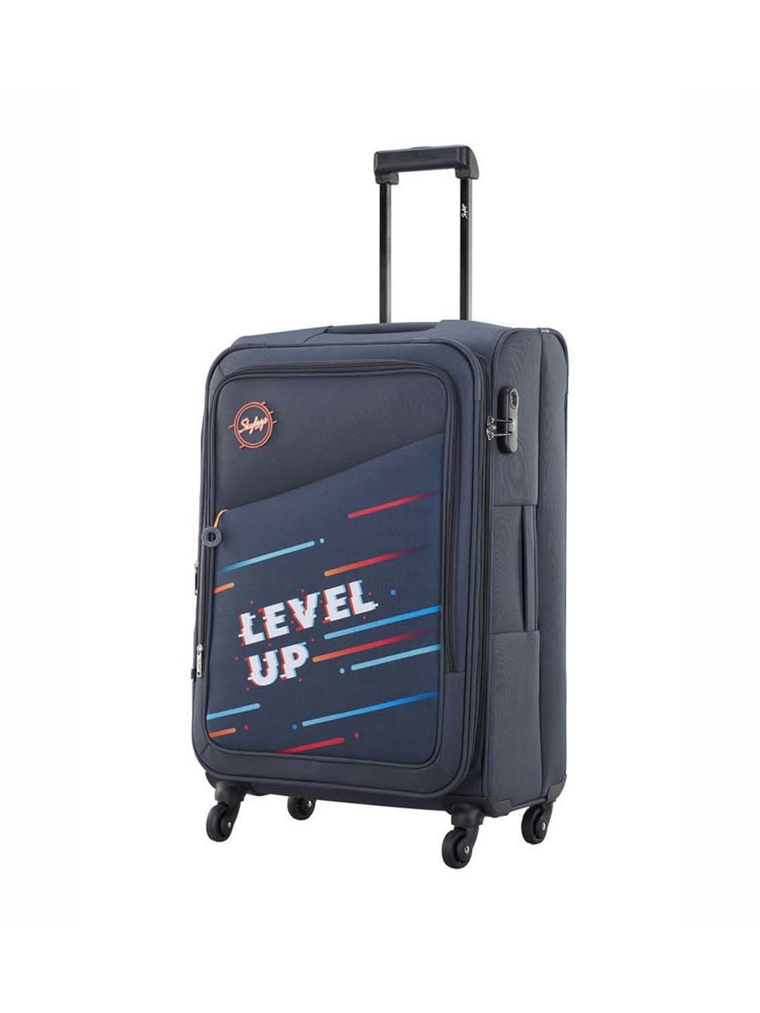 Skybags Navy Medium Soft Cabin Trolley - 43 cm