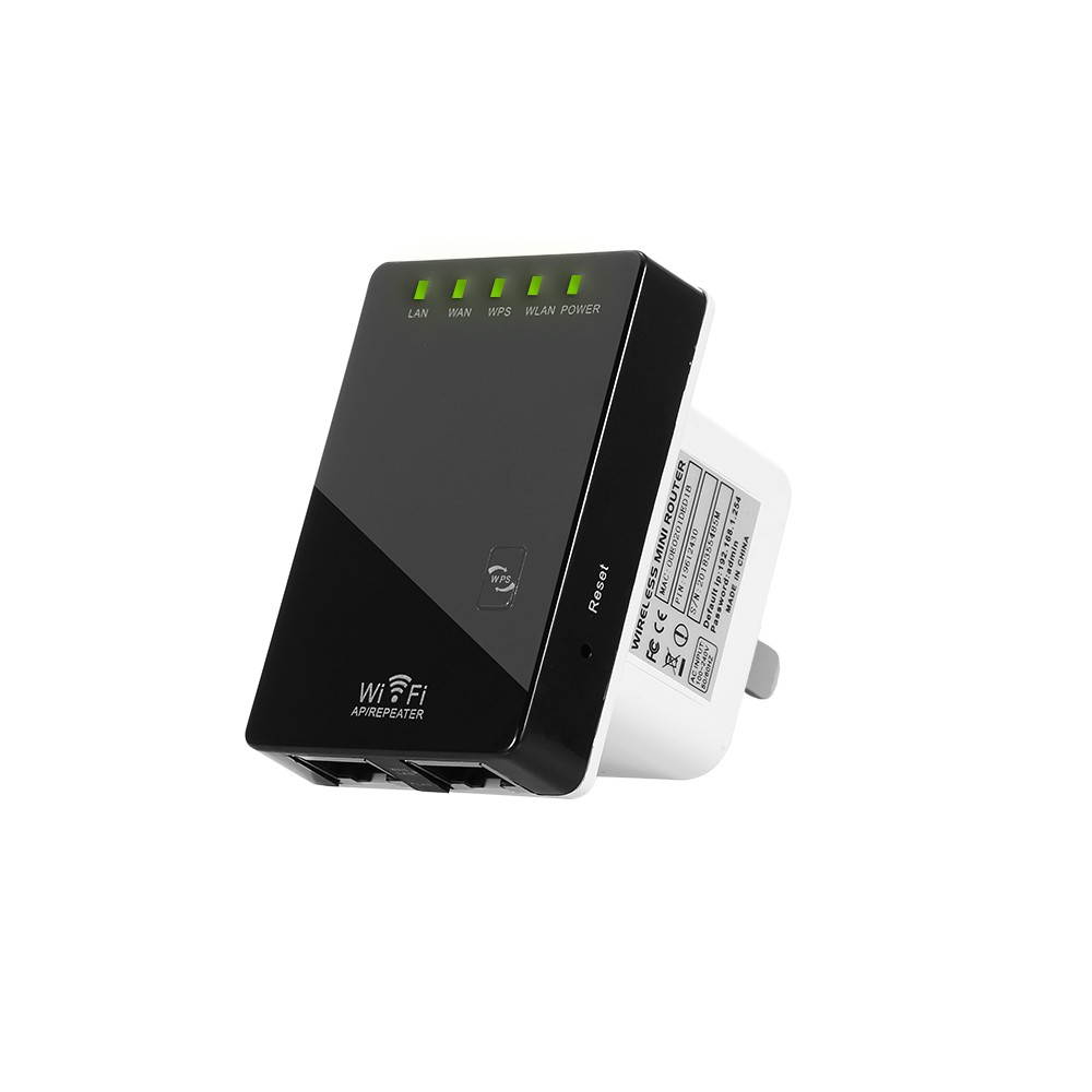 300Mbps Wireless Repeater Multi-function WiFi Signal Amplifier Mini Wireless Router Wireless Signal Extender US Plug