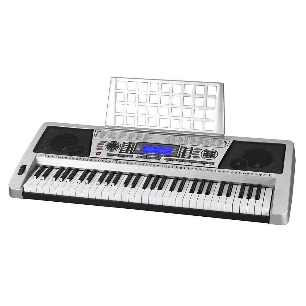 61 Key Electronic Keyboard Digital Piano Electric LCD Music Organ Kids Xmas Gift