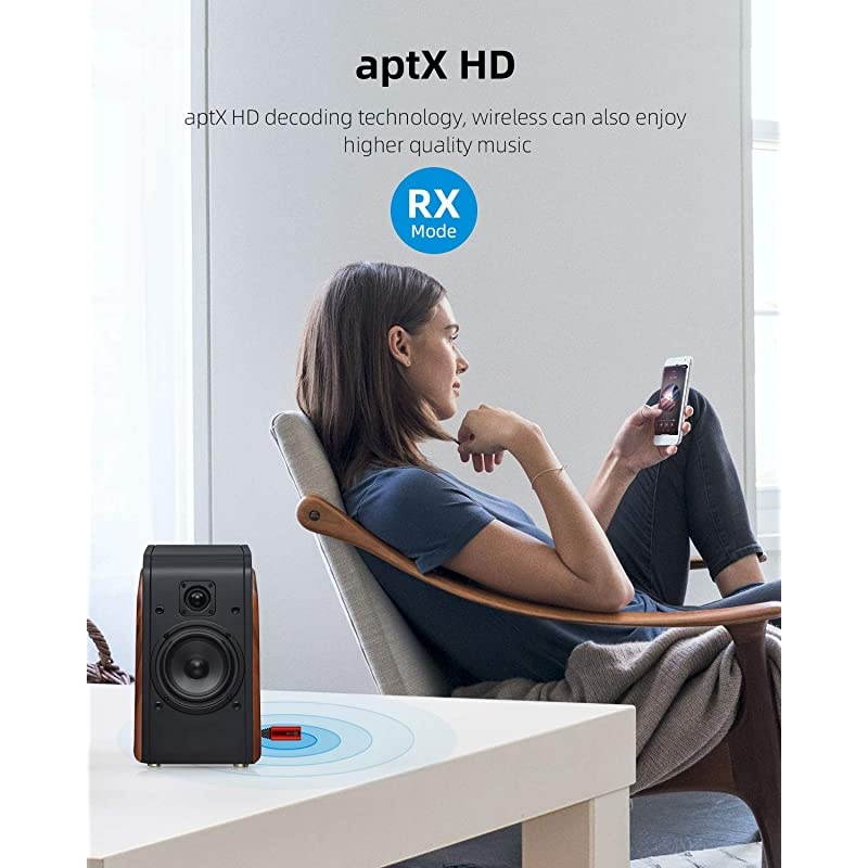 Bluetooth 50 Transmitter Receiver 2 in 1 Wireless aptX LL Audio 35mm Jack Adapter Support aptX Low Latency for TVCarNintendo SwitchSpeaker Support RX TWS TX 1 to 2 Red