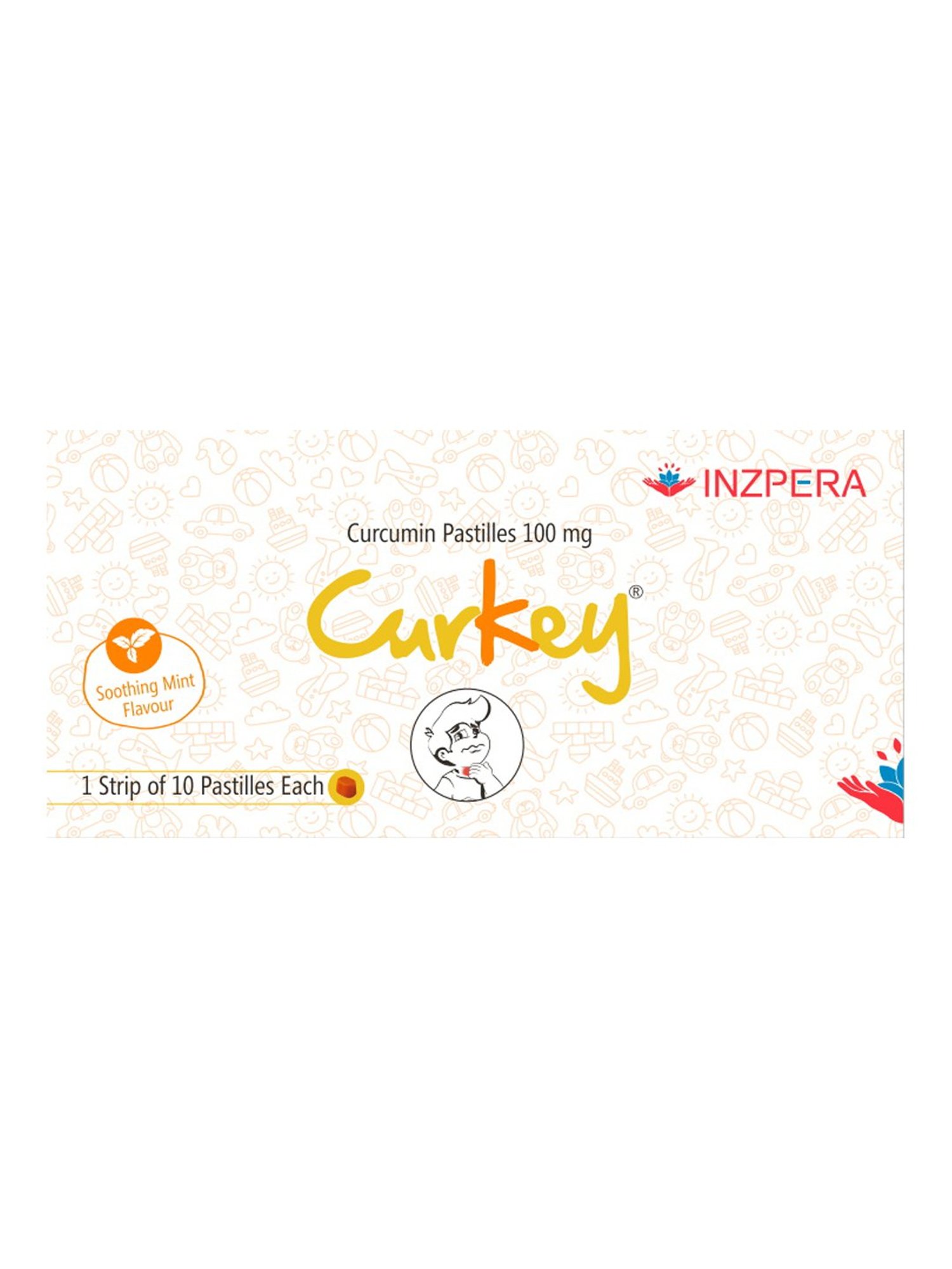 Curkey Curcumin Pastilles (Soothing Mint Flavour) - Pack of 3