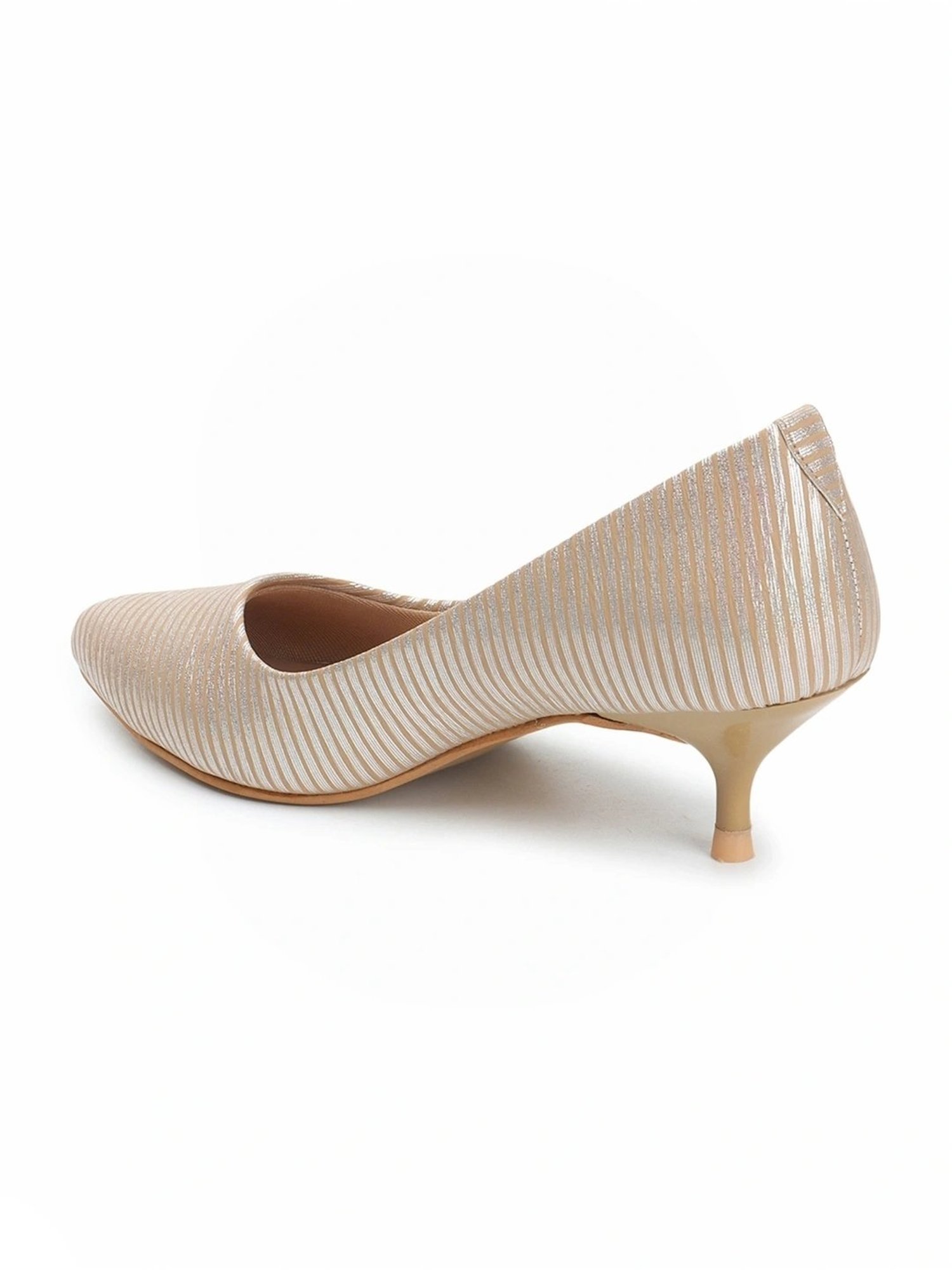 Flat N Heels Women's Pink Stiletto Pumps