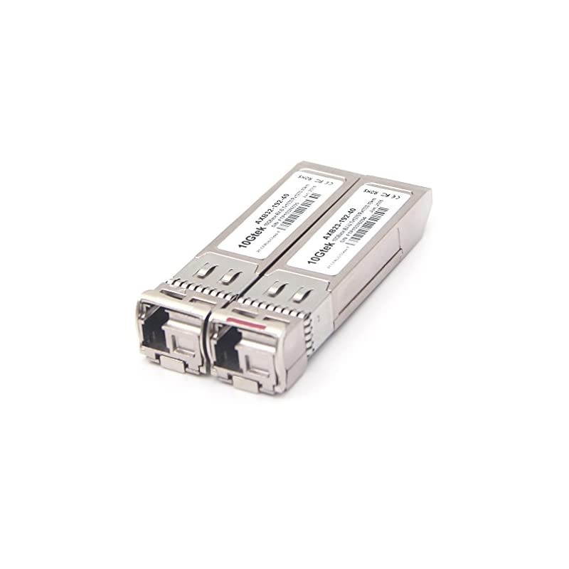 for Juniper JNP-SFP-10G-BX40D/JNP-SFP-10G-BX40U, a Pair of 10GBASE SFP+ Bidi Transceivers, 40KM