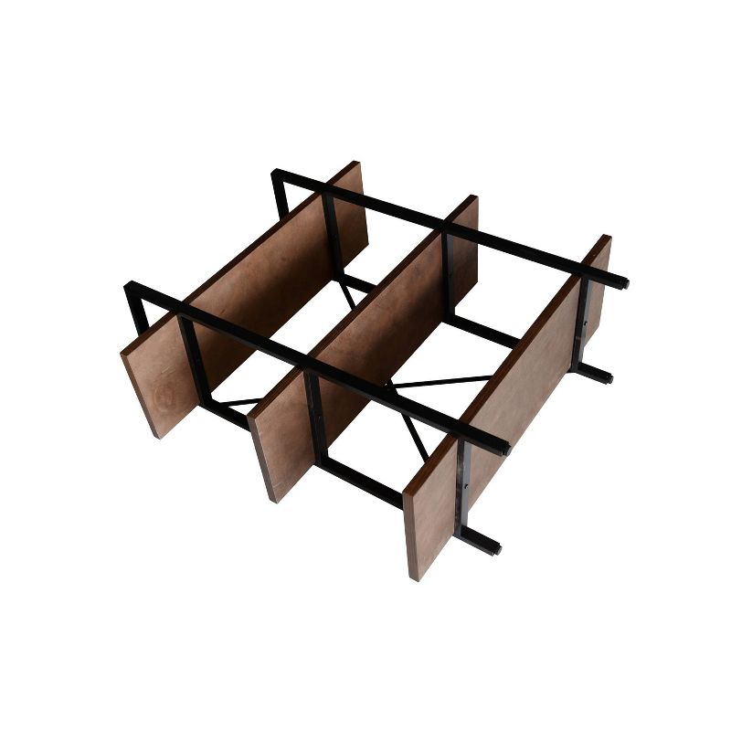 39.8" Brier 3 Shelf Etagere Bookshelf Walnut Brown - Summerland Home