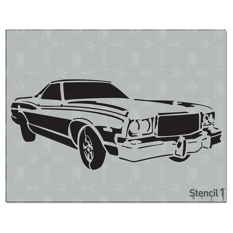 Stencil1 Birds in Branches - Stencil 8.5" x 11"