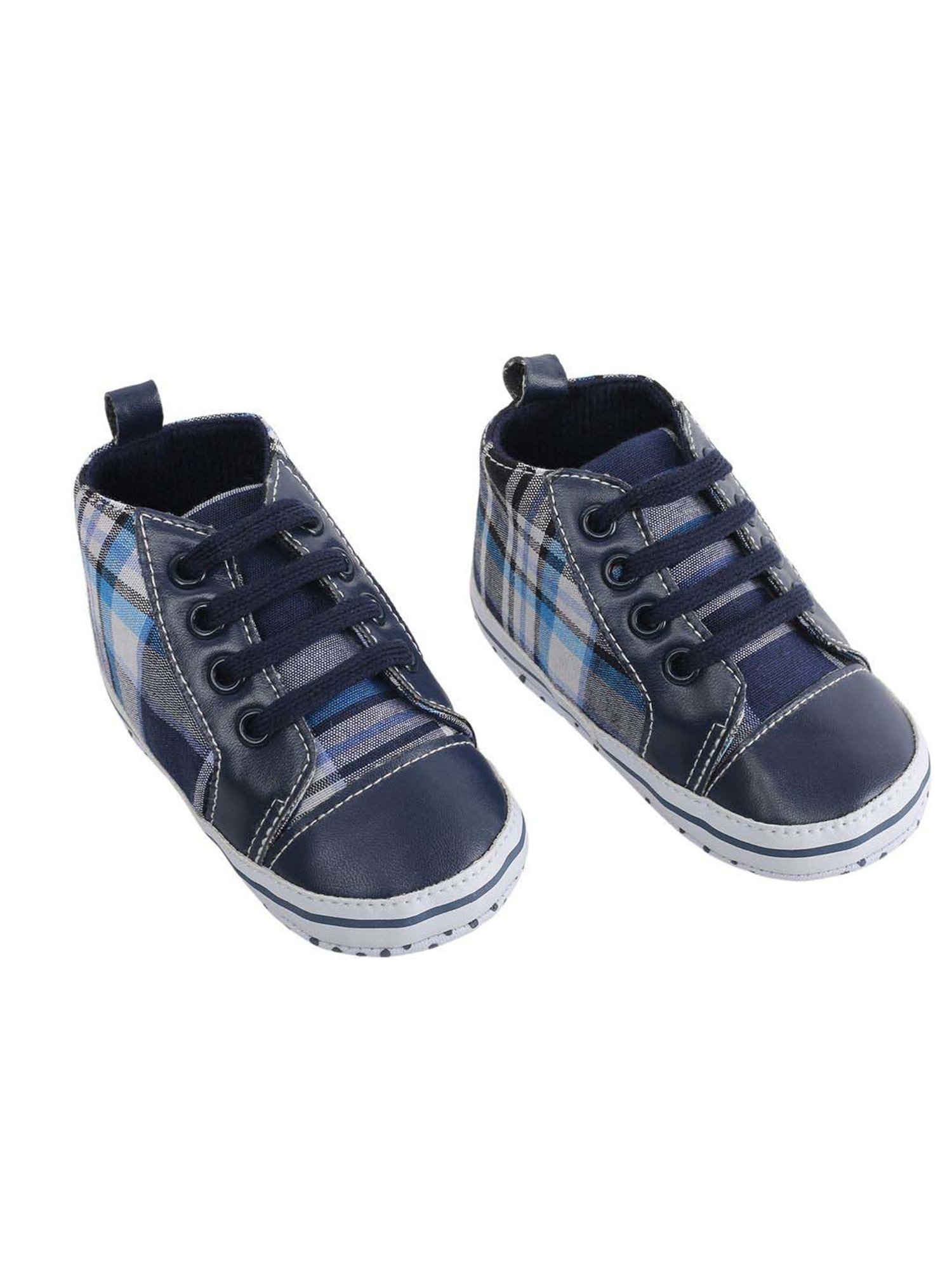 Baby Moo Kids Blue Casual Booties