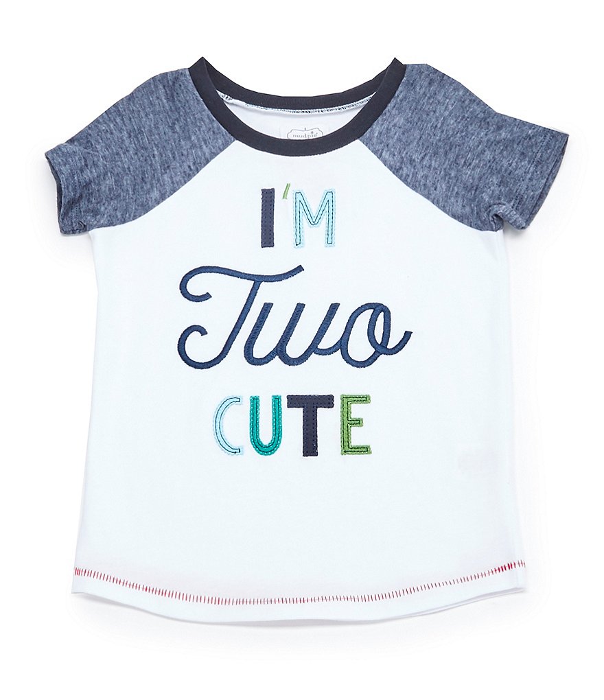 Mud Pie Little Boys 2T I'm Two Cute Birthday Tee