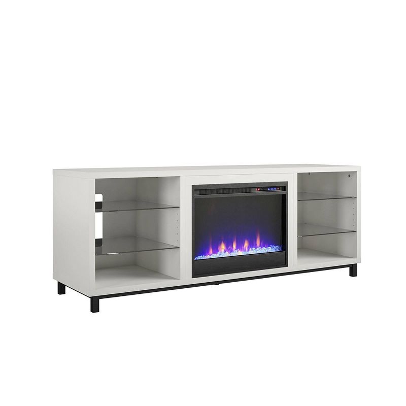 Up To 65" Westchester Fireplace Tv Stand For Tvs White - Cosmoliving By Cosmopolitan