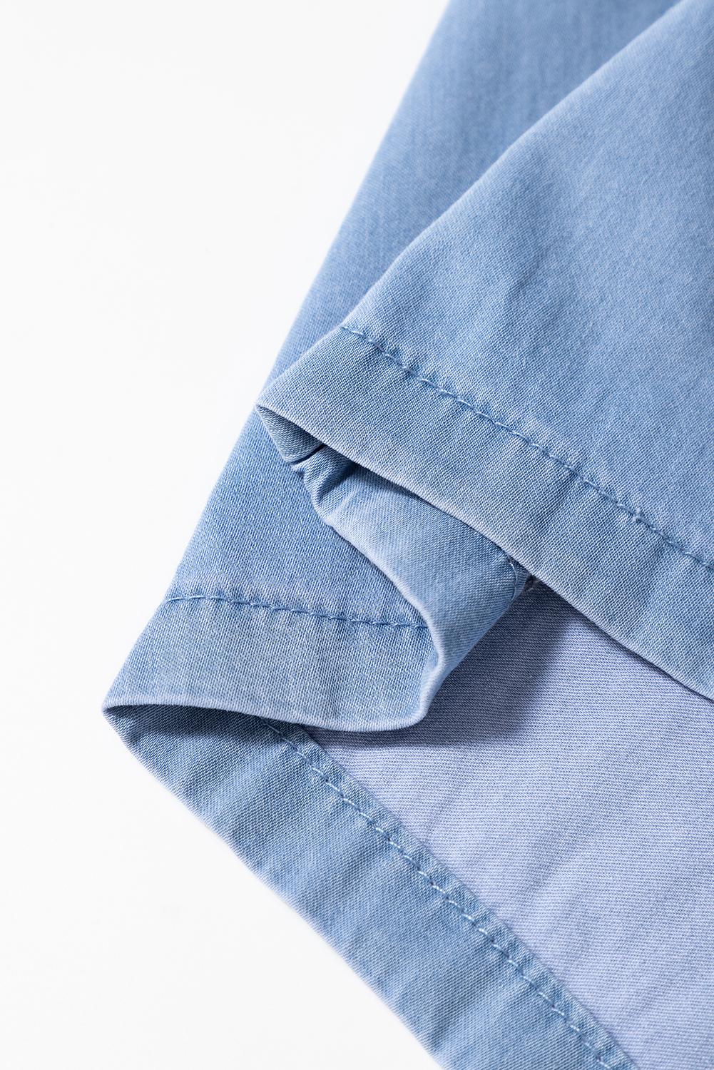 Dark Blue Plus Size Stitching Washed Flare Jeans