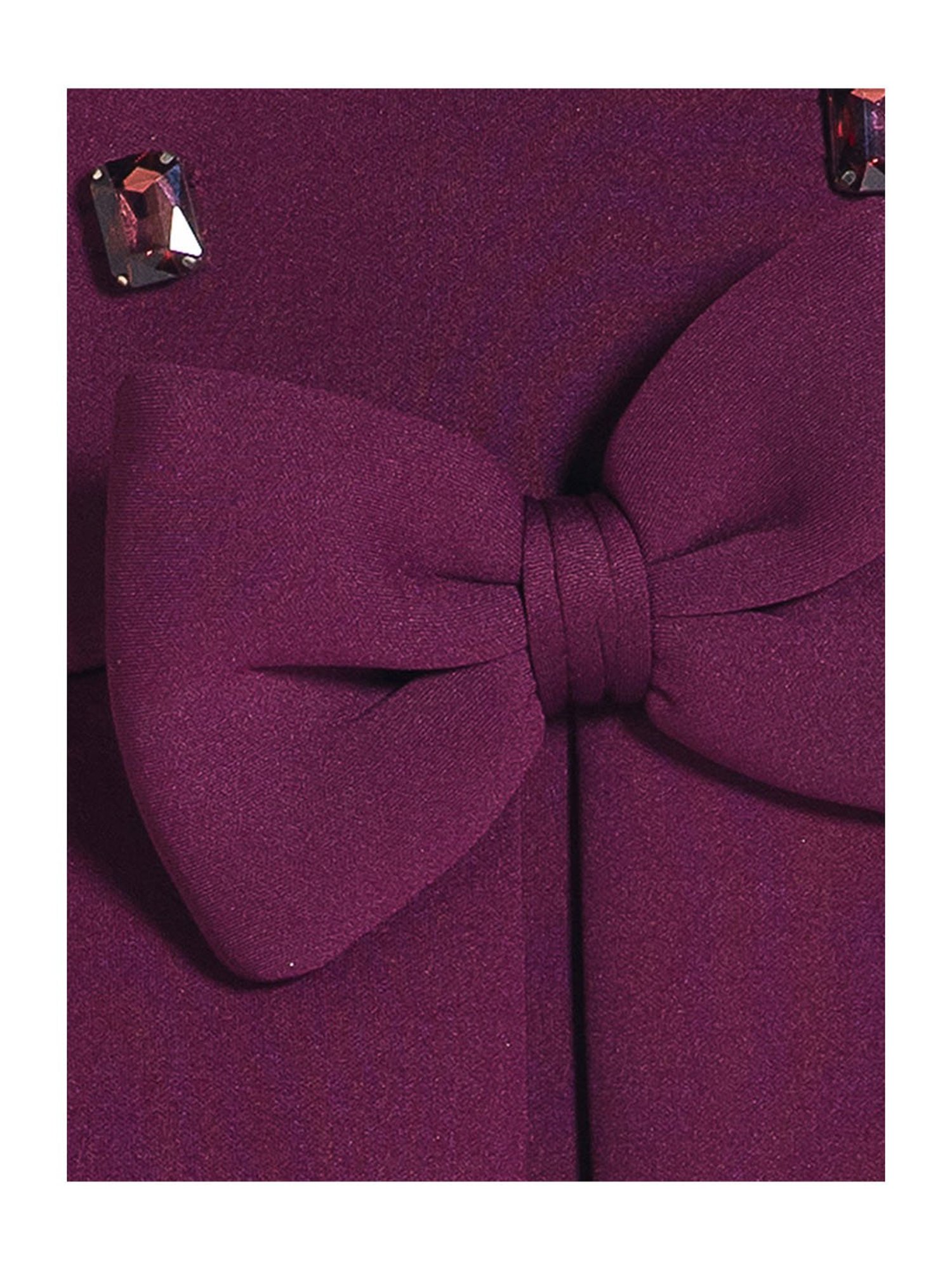 Cherry Crumble By Nitt Hyman Kids Maroon Embellished Dress