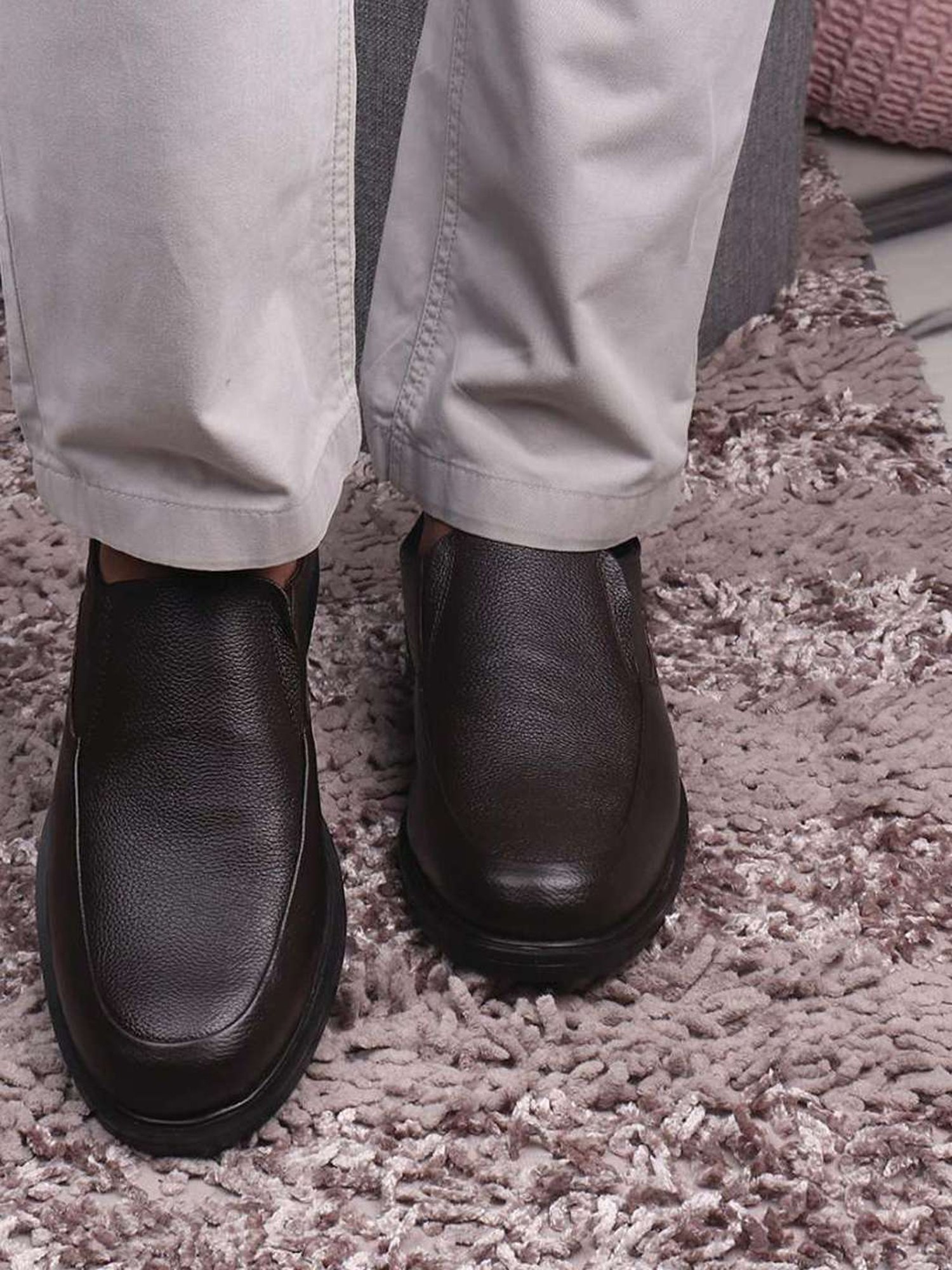 Red Chief Men's Brown Formal Loafers