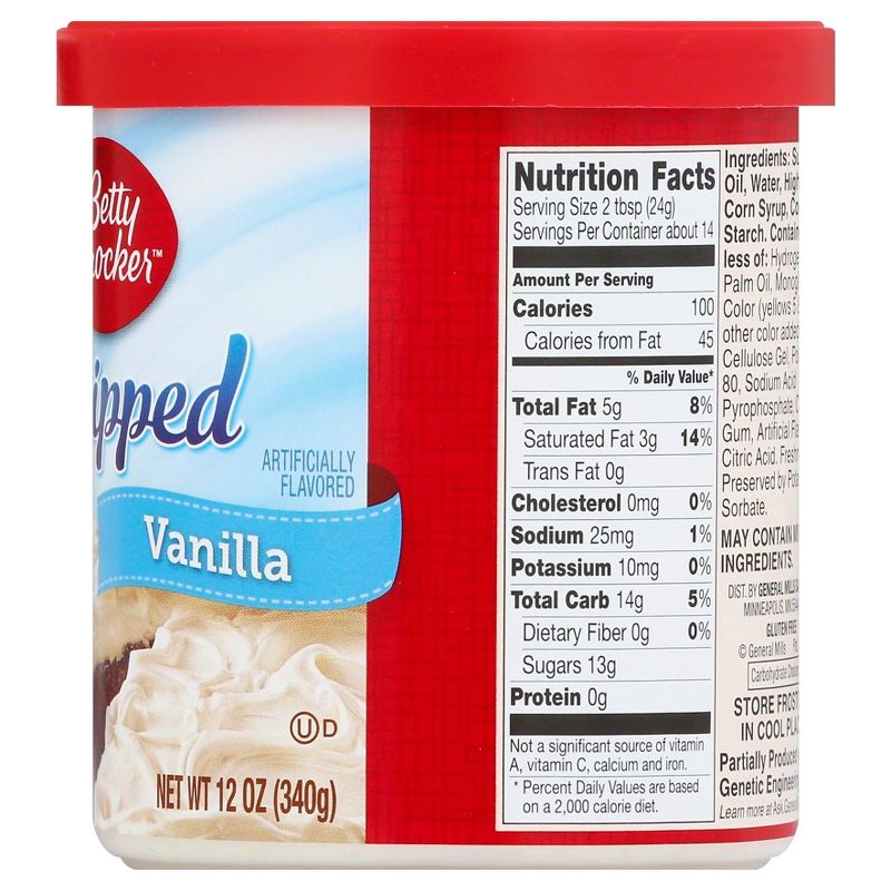 Betty Crocker Whipped Vanilla Frosting - 12oz