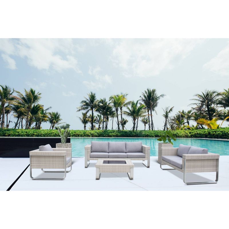 Positano 4pc Patio Set with Table - Infinity