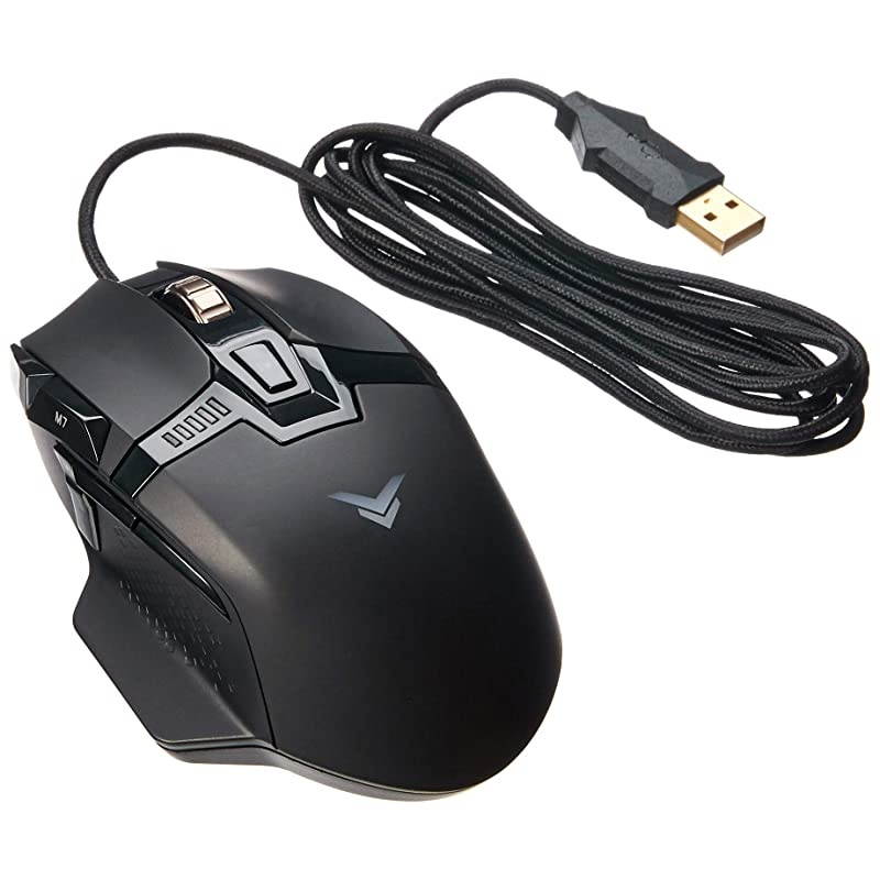 PC Programmable Gaming Mouse | Adjustable 12000 DPI Weight Tuning