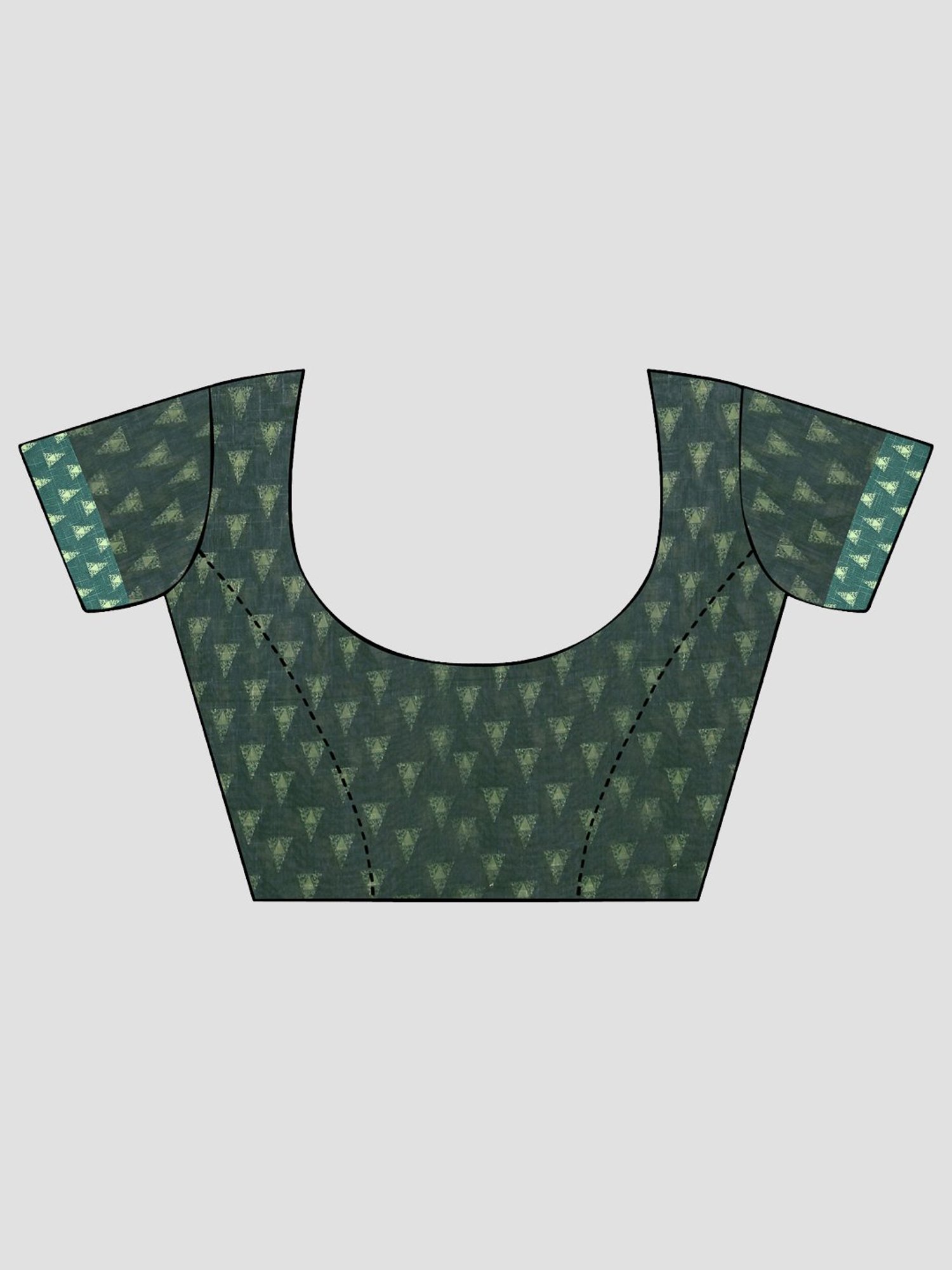 Unnati Silks Red Silk Printed Saree With Unstitched Blouse