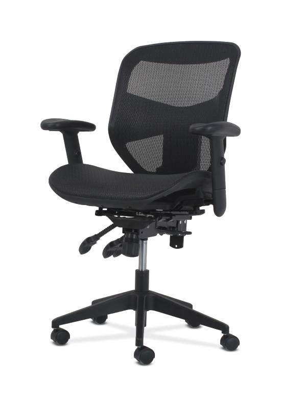 HON Prominent High-Back Task Chair Asynchronous Tilt Control Black Mesh